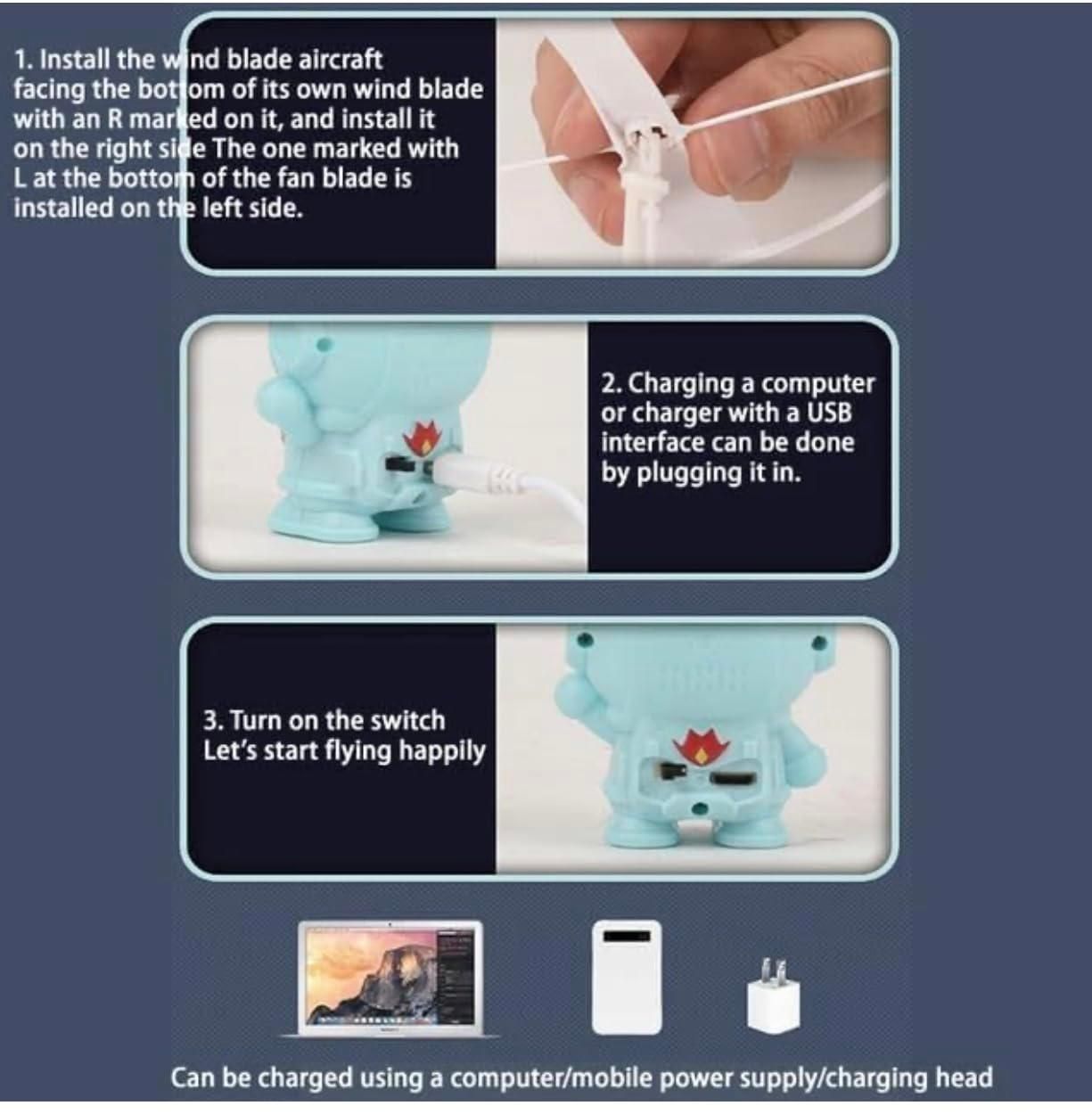 Flying Spaceman Toy For Kids - Vistora