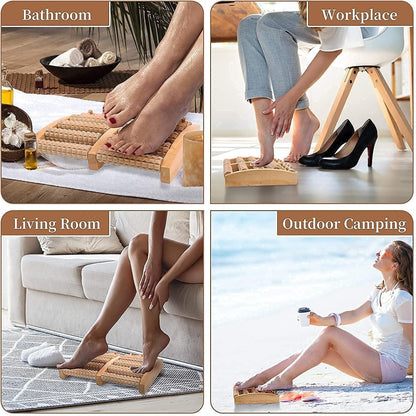 Wooden Foot Massage Roller